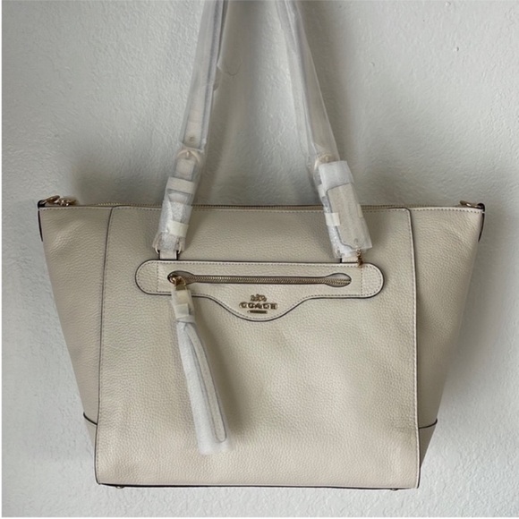 Coach Large‎ Leather Kleo Tote - Picture 1 of 6